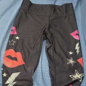 Stylish Black Kids Leggings with Fun Prints